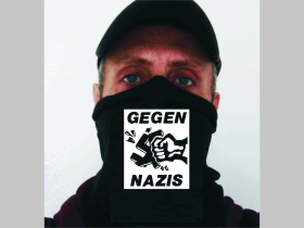 Gegen Nazis univerzálna elastická multifunkčná šatka vhodná na prekritie úst a nosa aj na turistiku pre chladenie krku v horúcom počasí